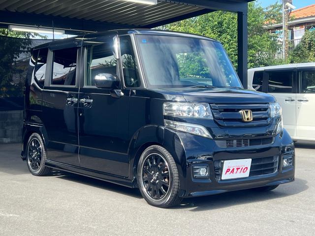 Ｎ－ＢＯＸカスタム Ｇ　ターボＳＳブラックスタイルパッケージ　衝突軽減　オートクルーズ　両側電動　シートヒーター　ナビ　ワンセグ　Ｂカメラ　Ｂｌｕｅｔｏｏｔｈオーディオ　ＥＴＣ　Ｉストップ　ＬＥＤヘッドライト　１５インチＡＷ　スマキー　禁煙車（17枚目）