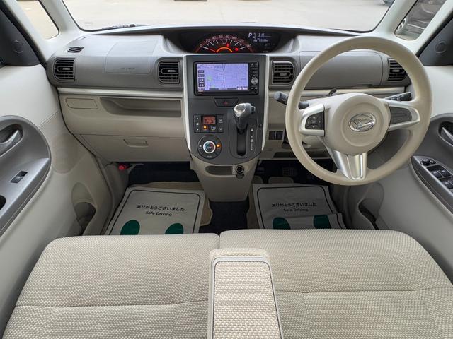 タント Ｘ　ＳＡ　衝突軽減　片側電動　ナビ　フルセグ　Ｂｌｕｅｔｏｏｔｈオーディオ　Ｉストップ　スマキー　禁煙車　ＡＢＳ　オートライト　ベンチシート　ＣＤ　ＤＶＤ再生　運転席エアバッグ　助手席エアバッグ　エアコン（3枚目）