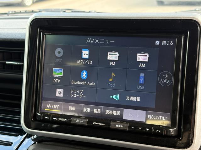 スペーシアカスタム ハイブリッドXSターボ ターボ 衝突軽減 レーンキープ 障害物センサー オートクルーズ 両側電動 ハーフレザー シートヒーター ナビ フルセグ 全周囲カメラ Fカメラ サイドカメラ Bカメラ Bluetoothオーディオ(6枚目)