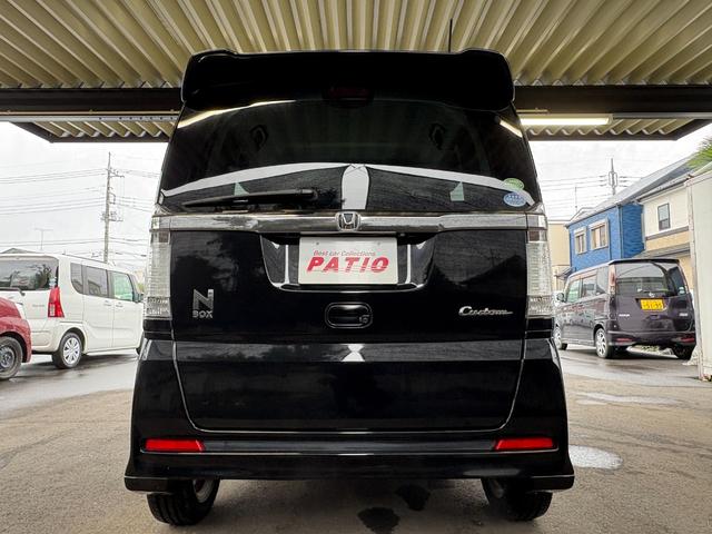 N-BOXカスタム G・ターボAパッケージ ターボ 衝突軽減 オートクルーズ 両側電動 シートヒーター ナビ フルセグ Bカメラ Bluetoothオーディオ Iストップ HID 15インチAW スマキー 禁煙車 フルフラット 横滑り防止(16枚目)