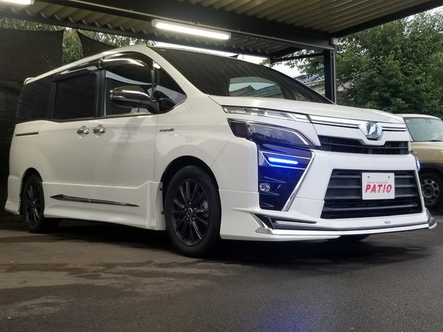 ヴォクシー ハイブリッドZS 煌 衝突軽減 レーンキープ オートクルーズ 両側電動 シートヒーター ナビ フルセグ Bカメラ Bluetoothオーディオ 後席モニター ETC2.0 LEDヘッドライト 16インチAW スマキー(17枚目)