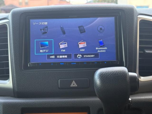 スペーシア G 両側スライド ナビ フルセグ Bカメラ Bluetoothオーディオ ETC Iストップ スマキー 禁煙車 ABS 電格ミラー ベンチシート CD DVD再生 運転席エアバッグ 助手席エアバッグ(6枚目)