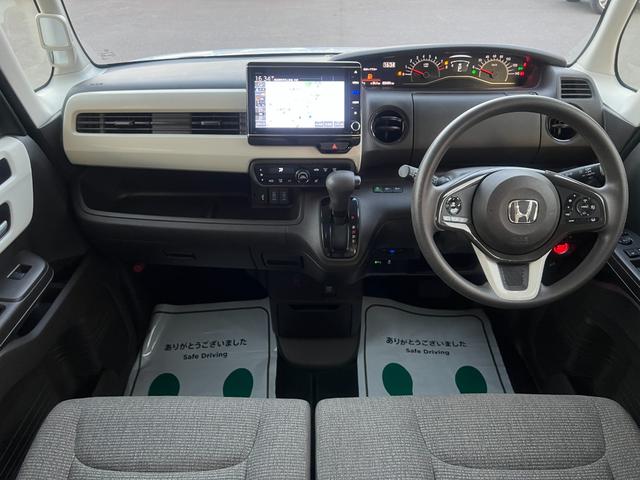 N-BOX G 衝突軽減 レーンキープ 障害物センサー アダプティブクルーズ 片側電動 シートヒーター ナビ フルセグ Bカメラ Bluetoothオーディオ ETC Iストップ LEDヘッドライト スマキー 禁煙車(3枚目)