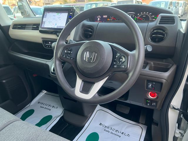 N-BOX G 衝突軽減 レーンキープ 障害物センサー アダプティブクルーズ 片側電動 シートヒーター ナビ フルセグ Bカメラ Bluetoothオーディオ ETC Iストップ LEDヘッドライト スマキー 禁煙車(29枚目)