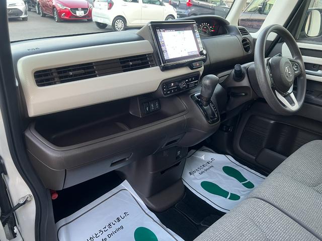 N-BOX G 衝突軽減 レーンキープ 障害物センサー アダプティブクルーズ 片側電動 シートヒーター ナビ フルセグ Bカメラ Bluetoothオーディオ ETC Iストップ LEDヘッドライト スマキー 禁煙車(47枚目)