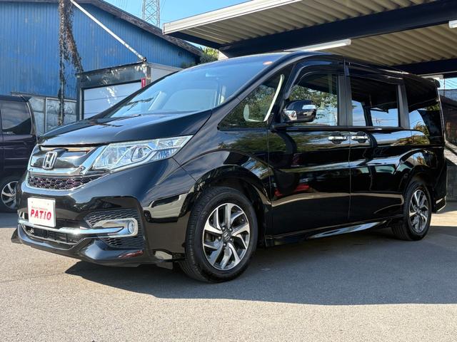 ステップワゴンスパーダ スパーダアドバンスパッケージα　オートクルーズ　片側電動　ナビ　フルセグ　Ｂカメラ　Ｂｌｕｅｔｏｏｔｈオーディオ　後席モニター　ＥＴＣ　Ｉストップ　１６インチＡＷ　スマキー　禁煙車　３列　フルフラット　横滑り防止　ＡＢＳ（56枚目）