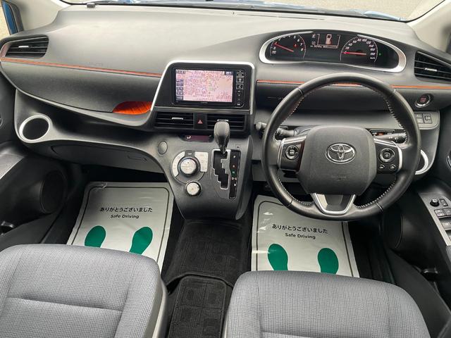 シエンタ Ｇ　衝突軽減　レーンキープ　両側電動　ナビ　フルセグ　Ｂカメラ　Ｂｌｕｅｔｏｏｔｈオーディオ　後席モニター　ＥＴＣ　１５インチＡＷ　スマキー　禁煙車　３列　フルフラット　ＡＢＳ　オートハイビーム（3枚目）