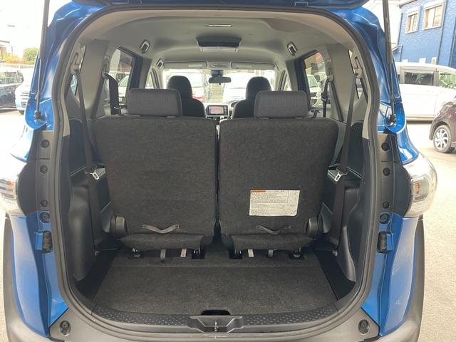 シエンタ Ｇ　衝突軽減　レーンキープ　両側電動　ナビ　フルセグ　Ｂカメラ　Ｂｌｕｅｔｏｏｔｈオーディオ　後席モニター　ＥＴＣ　１５インチＡＷ　スマキー　禁煙車　３列　フルフラット　ＡＢＳ　オートハイビーム（15枚目）