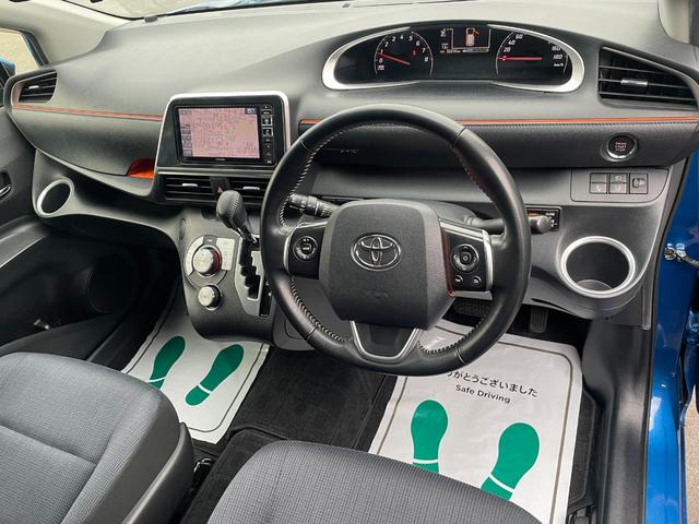 シエンタ Ｇ　衝突軽減　レーンキープ　両側電動　ナビ　フルセグ　Ｂカメラ　Ｂｌｕｅｔｏｏｔｈオーディオ　後席モニター　ＥＴＣ　１５インチＡＷ　スマキー　禁煙車　３列　フルフラット　ＡＢＳ　オートハイビーム（30枚目）