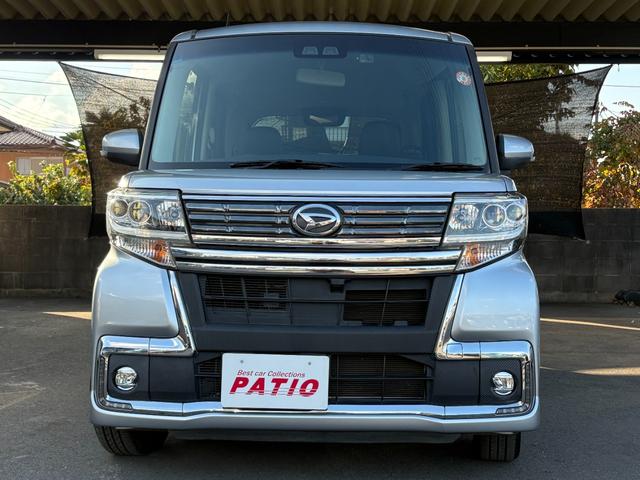 タント カスタムＸ　トップエディションＳＡＩＩＩ　衝突軽減　レーンキープ　障害物センサー　片側電動　ハーフレザー　シートヒーター　ナビ　フルセグ　Ｂカメラ　Ｉストップ　ＬＥＤヘッドライト　１４インチＡＷ　スマキー　禁煙車　フルフラット　ＡＢＳ（12枚目）