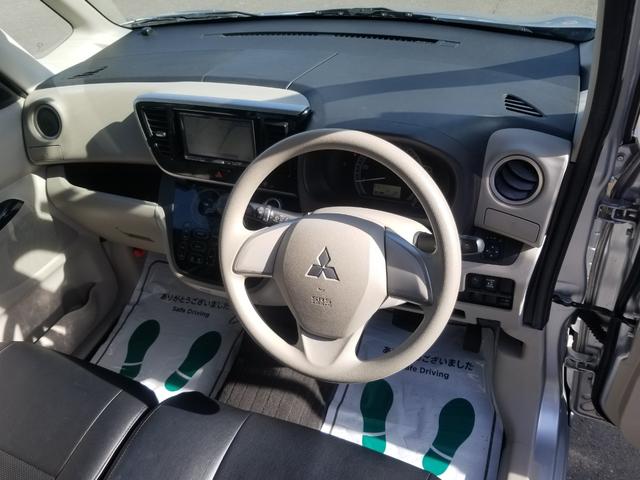 ｅＫスペース Ｇ　ｅ－アシスト　衝突軽減　片側電動　ナビ　フルセグ　Ｂカメラ　後席モニター　ＥＴＣ　Ｉストップ　スマキー　フルフラット　横滑り防止　ＡＢＳ　電格ミラー　ベンチシート　ＣＤ　ＤＶＤ再生　運転席エアバッグ　エアコン（28枚目）