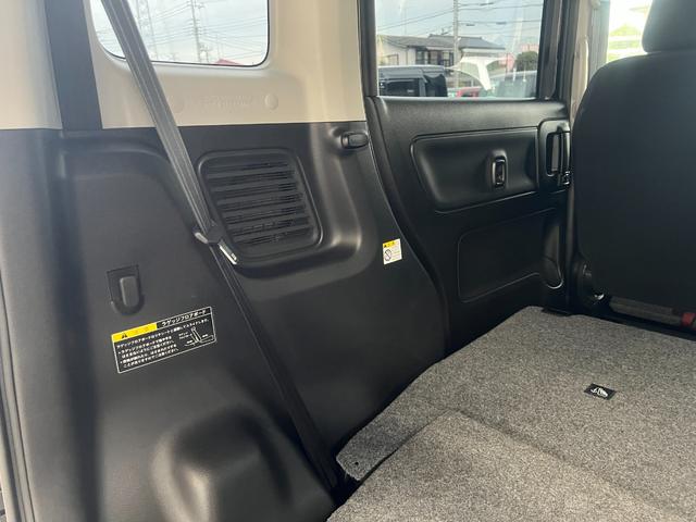 スペーシア ハイブリッドＧ　衝突軽減　レーンキープ　障害物センサー　両側スライド　Ｂｌｕｅｔｏｏｔｈオーディオ　ＥＴＣ　Ｉストップ　スマキー　禁煙車　フルフラット　ＡＢＳ　オートハイビーム　オートライト　電格ミラー　ベンチシート（30枚目）