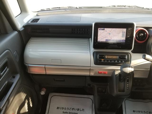 スペーシア ハイブリッドX 衝突軽減 レーンキープ 障害物センサー 両側電動 シートヒーター ナビ ワンセグ Bカメラ Bluetoothオーディオ ETC Iストップ スマキー 禁煙車 記録簿 フルフラット 横滑り防止 ABS(40枚目)