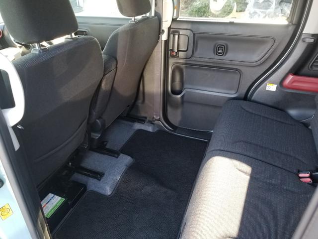 スペーシア ハイブリッドX 衝突軽減 レーンキープ 障害物センサー 両側電動 シートヒーター ナビ ワンセグ Bカメラ Bluetoothオーディオ ETC Iストップ スマキー 禁煙車 記録簿 フルフラット 横滑り防止 ABS(53枚目)