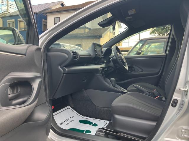 ヤリス ハイブリッドX 衝突軽減 レーンキープ 障害物センサー アダプティブクルーズ ナビ Bカメラ Bluetoothオーディオ ETC キーレス 禁煙車 ABS オートハイビーム オートライト 電格ミラ 運転席エアバッグ(46枚目)