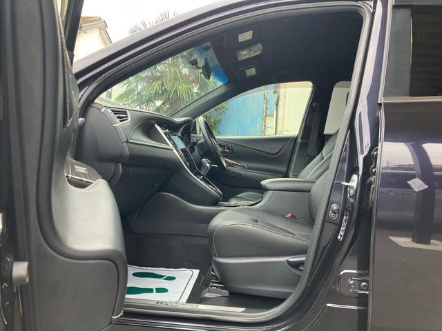 ハリアー エレガンス　障害物センサー　ハーフレザー　パワーシート　ナビ　フルセグ　Ｂカメラ　Ｂｌｕｅｔｏｏｔｈオーディオ　ＥＴＣ　Ｉストップ　ＬＥＤヘッドライト　１７インチＡＷ　スマキー　禁煙車　記録簿　横滑り防止　ＡＢＳ（45枚目）