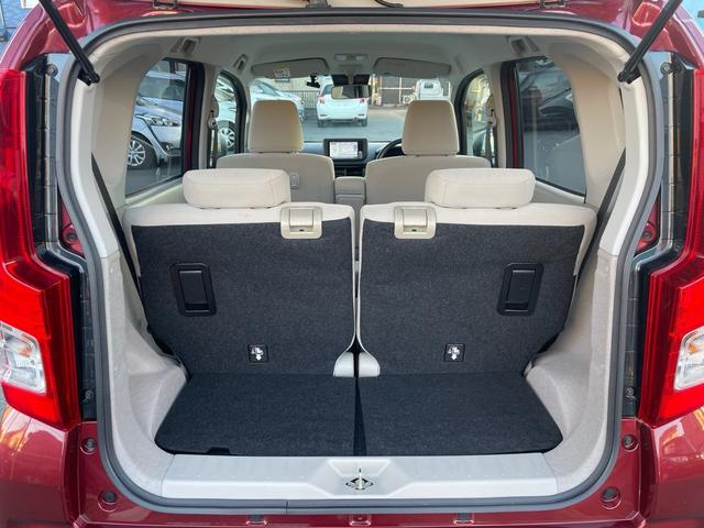 ムーヴ Ｌ　ＳＡＩＩＩ　衝突軽減　レーンキープ　障害物センサー　ナビ　ワンセグ　ＥＴＣ　Ｉストップ　キーレス　フルフラット　ＡＢＳ　オートハイビーム　電格ミラー　ベンチシート　ＣＤ　運転席エアバッグ　助手席エアバッグ（12枚目）