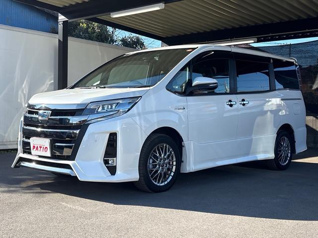 ノア ハイブリッドＳｉ　ダブルバイビーＩＩ　後期型　衝突軽減　レーンキープ　障害物センサー　オートクルーズ　両側電動　ハーフレザー　シートヒーター　ナビ　フルセグ　Ｂカメラ　Ｂｌｕｅｔｏｏｔｈオーディオ　ＥＴＣ２．０　ＬＥＤヘッドライト（61枚目）