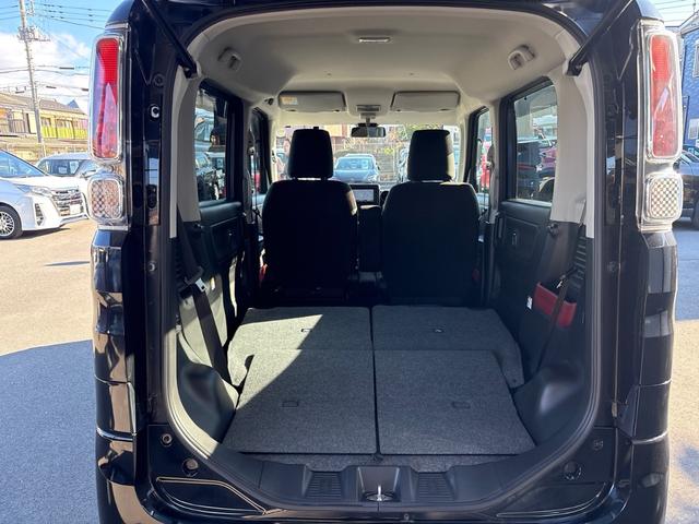 スペーシア ハイブリッドＧ　衝突軽減　レーンキープ　障害物センサー　両側スライド　ナビ　ワンセグ　Ｂカメラ　Ｉストップ　スマキー　禁煙車　記録簿　フルフラット　横滑り防止　ＡＢＳ　オートライト　電格ミラー　ベンチシート　ＣＤ（41枚目）