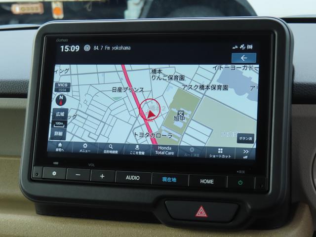 Ｎ－ＢＯＸ ベースグレード　ナビ（ＶＸＭ－２４５ＺＦＥｉ）　フルセグＴＶ　ブルートゥースオーディオ　ＵＳＢ　リアカメラ　Ｐセンサー　片側電動スライドドア　ＥＴＣ２．０　パーキングセンサー　衝突軽減システム　スマートキ－　禁煙（15枚目）