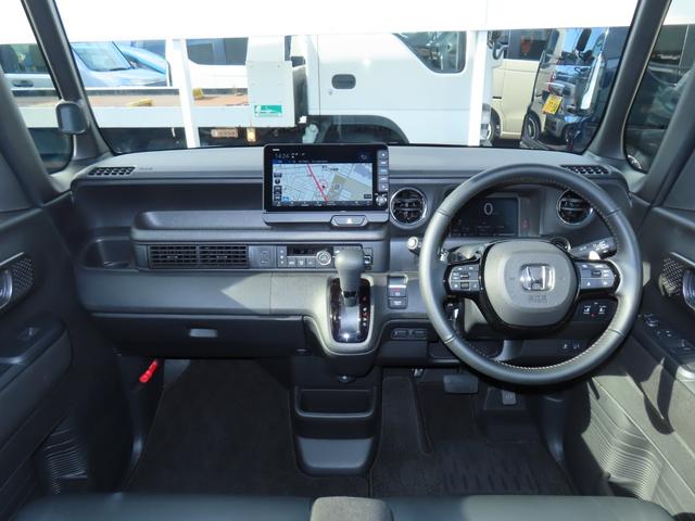 N-BOXカスタム ターボ 当社デモカー 純正ナビ(LXU-242NBi) マルチビューカメラ フルセグTV CD DVD USB ETC2.0 前後パーキングセンサー シートヒーター パドルシフト 両側電動スライドドア 1オナ(9枚目)