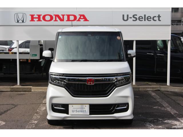 N-BOXカスタム G・Lターボホンダセンシング 純正ナビ(VXU?185NBi) フルセグTV CD DVD ミュージックラック SD USBブルートゥースオーディオ ETC パドルシフト 両側電動スライドドア リアカメラ 前側ドライブレコーダー(2枚目)