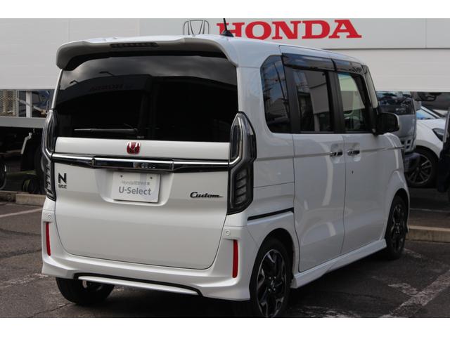 N-BOXカスタム G・Lターボホンダセンシング 純正ナビ(VXU?185NBi) フルセグTV CD DVD ミュージックラック SD USBブルートゥースオーディオ ETC パドルシフト 両側電動スライドドア リアカメラ 前側ドライブレコーダー(8枚目)