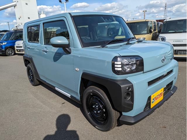 タフト Ｘ　届出済未使用車　禁煙車　衝突被害軽減ブレーキ　ガラスルーフ　ベンチシート　電動格納式ドアミラー　スマートキ－（6枚目）