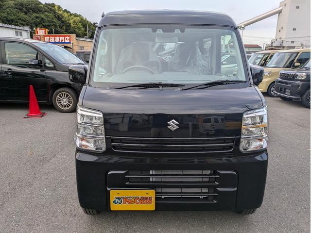 エブリイ ＰＣ　届出済未使用車　禁煙車　衝突被害軽減ブレーキ　デュアルレーダーブレーキサポート　助手席エアバック　フロントパワーウィンドウ　キーレス付き　ソナー　セキュリティ　運転席エアバック　パワステ　ＡＢＳ（5枚目）