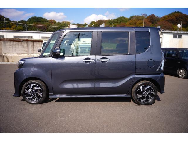 タント カスタムX 踏み間違い防止 アイドリングSTOP キーフリーキー クリアランスソナ シートヒーター付き スマートキー&プッシュスタート フルフラット レーンキープ 盗難防止装置 LEDライト オートエアコン(10枚目)