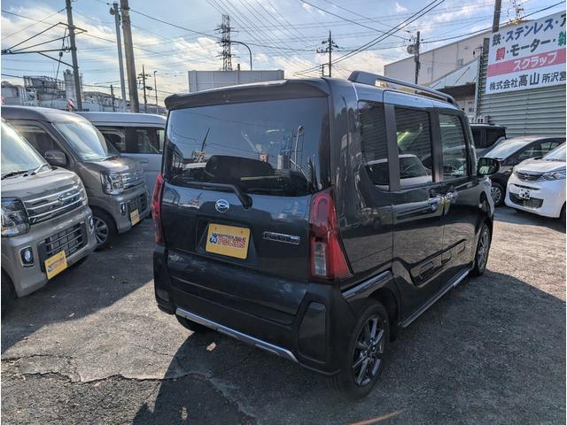 タント ファンクロス パーキングセンサー 衝突軽減システム シートヒータ フルフラットシート オートLED ルーフレール レーンキープアシスト 横滑り防止装置 LEDヘットライト フルオートエアコン キーレスエントリー(9枚目)