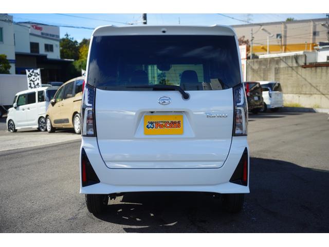 タント カスタムX 衝突軽減ブレーキ リアコーナーセンサー 車線逸脱防止 アイドリングストップ機能 盗難警報装置 フルフラット LED キーレスエントリー 前席シートヒーター オートLED スマキー エアコン パワステ(9枚目)