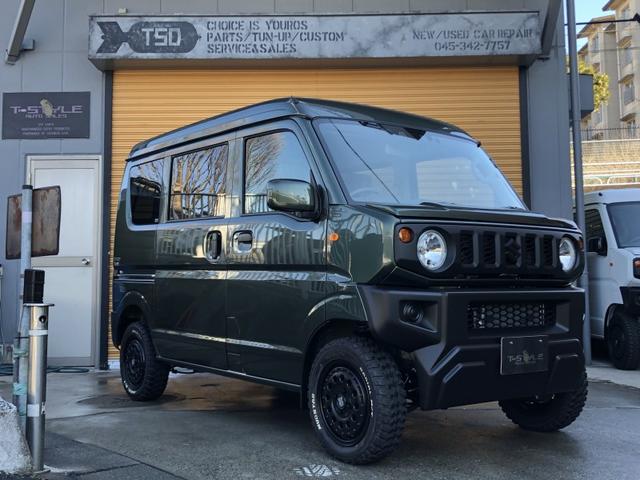 エブリイ ＰＡリミテッド　ジムリィ新車コンプリート　４ＷＤ　５ＡＧＳ　ジムリィフェイスキット　リアバンパーブラック塗装　アップサス　ネオチューンショック（2枚目）