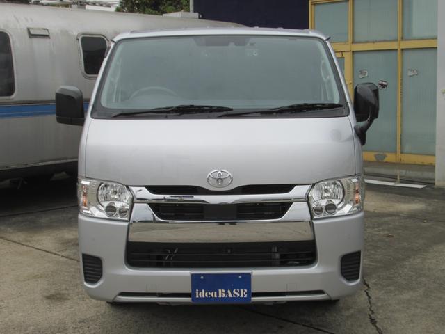 ハイエースバン ロングジャストローDXGLパック プリクラッシュセーフティー パノラミックビューモニター ナビ TV ETC キーレス(2枚目)