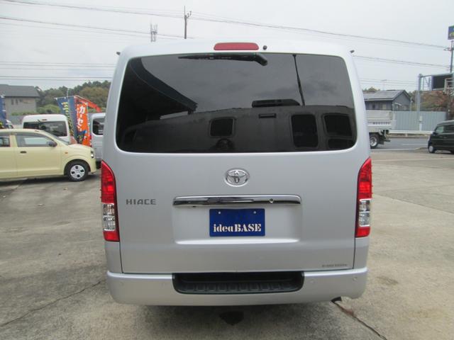 ハイエースバン ロングジャストローDXGLパック プリクラッシュセーフティー パノラミックビューモニター ナビ TV ETC キーレス(6枚目)
