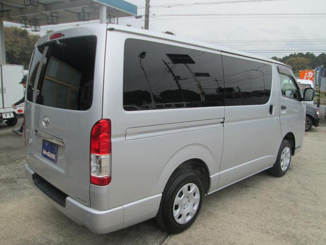 ハイエースバン ロングジャストローDXGLパック プリクラッシュセーフティー パノラミックビューモニター ナビ TV ETC キーレス(7枚目)