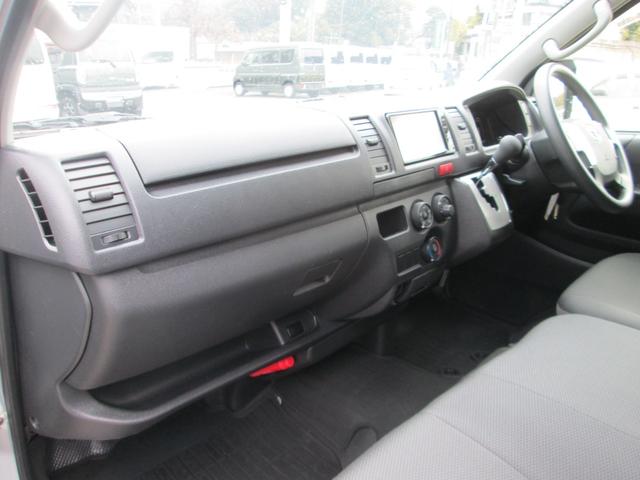 ハイエースバン ロングジャストローDXGLパック プリクラッシュセーフティー パノラミックビューモニター ナビ TV ETC キーレス(15枚目)