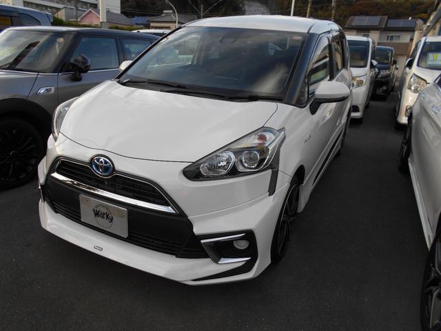 シエンタ ハイブリッドＧ　純正ＳＤナビ・フルセグＴＶ・Ｂカメラ・両側パワースライドドア・モデリスタエアロ・ビルトイン２．０ＥＴＣ・ステアリングスイッチ・ＢＩｕｅＴｏｏｔｈ（3枚目）