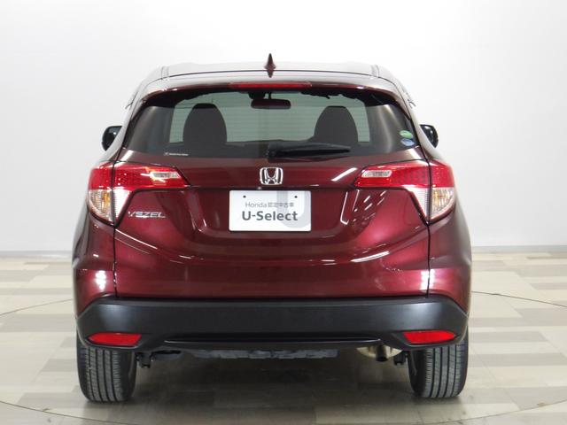 ヴェゼル Ｘ　禁煙ワンオーナー　ガソリン車　純正ナビ　リアカメラ　衝突軽減ブレーキ　横滑り防止装置　ＬＥＤライト　ＥＴＣ　クルーズコントロール　フルセグＴＶ　ＣＤ　ＤＶＤ　ＵＳＢ　サイドカーテンエアバッグ　－　ＰＳ（27枚目）