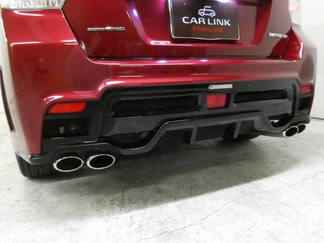 インプレッサスポーツ 2.0i-Sアイサイト 禁煙車/KENSTYLEフルキット(フルエアロ、リアスポイラー、4本出しマフラー、ステアリング)SYMSエアインテーク/STiシート/STi純正BBS鍛造ホイール/BLITZ車高調/ダイヤトーンナビ(14枚目)