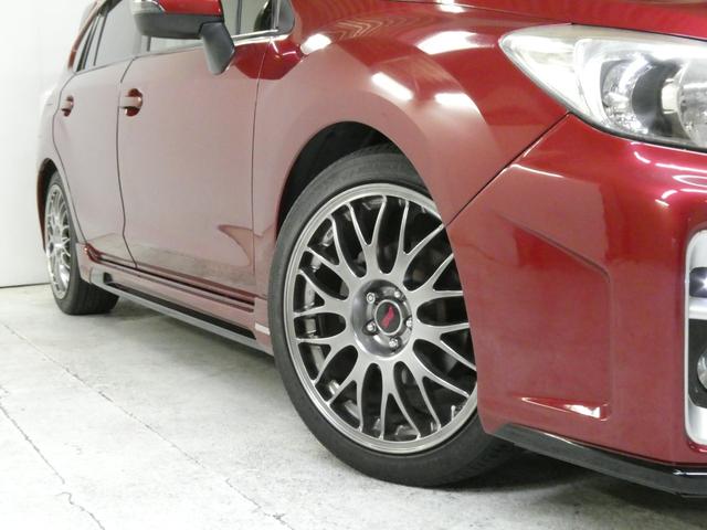 インプレッサスポーツ 2.0i-Sアイサイト 禁煙車/KENSTYLEフルキット(フルエアロ、リアスポイラー、4本出しマフラー、ステアリング)SYMSエアインテーク/STiシート/STi純正BBS鍛造ホイール/BLITZ車高調/ダイヤトーンナビ(17枚目)