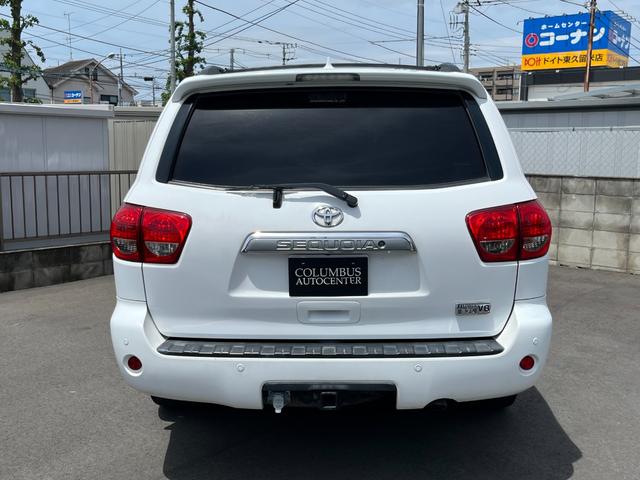 セコイア リミテッド　リミテッド５．７Ｖ８　４ＷＤ　新車並行　１ナンバー　リミテッド　ＸＤ　ＲＯＣＫＳＴＡＲＩＩ　２０インチ　ストラーダナビ　アルパインフリップダウンモニター　ＥＴＣ　ＪＢＬ　シートヒーター　パワーシート（9枚目）