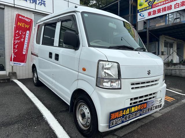エブリイ ＰＡ　ハイルーフ　ＥＴＣ車載器　スモークフィルム　ドアバイザー　集中ドアロック　エアコン　パワステ　エアバック　スペアキー　純正ラジオ　保証付き（4枚目）