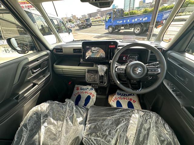 スペーシアギア ハイブリッドＸＺ　ターボ　未登録車　新車　スズキセーフティサポート　全方位モニター付９インチメモリーナビ　新車メーカー保証　マイルドハイブリッド　両側パワースライドドア　電動パーキングブレーキ　ＡＣＣ　オットマン付き（22枚目）