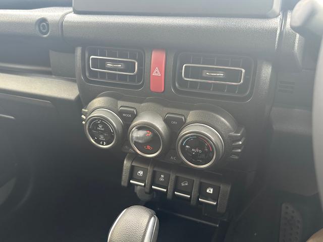 ジムニー XC 届出済み未使用車 4型 オートマチック 衝突被害軽減システム エンジンプッシュスタート LEDオートライト フォグランプ 純正16AW シートヒーター 保証書・取扱説明書・スペアキー 新車保証(22枚目)