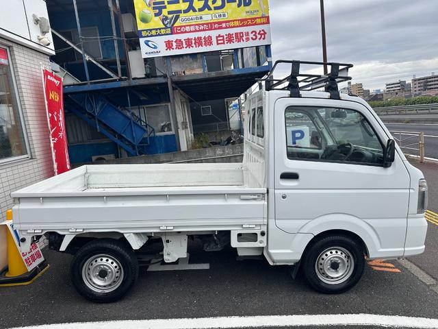 キャリイトラック ＫＣエアコン・パワステ　三方開　走行１８４２０ｋｍ　ドライブレコーダー　ルーフキャリア　ラジオ　禁煙車　保証付き（8枚目）