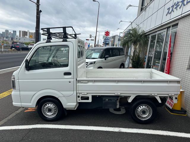 キャリイトラック ＫＣエアコン・パワステ　三方開　走行１８４２０ｋｍ　ドライブレコーダー　ルーフキャリア　ラジオ　禁煙車　保証付き（10枚目）