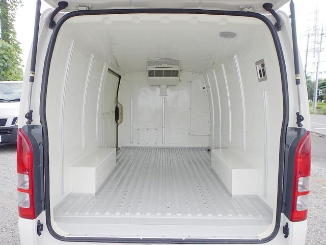 ハイエースバン 　冷蔵冷凍車　中温冷蔵車１．２５ｔ　　デンソー製３℃〜３５℃設定　クーリングバン　ディーゼルターボ車　普通免許　オートマ限定免許ＯＫ　バックカメラ　ドラレコ付き（8枚目）