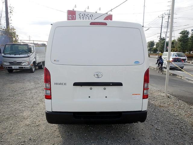 ハイエースバン 　冷蔵冷凍車　中温冷凍車ー７℃　１．２ｔ　ディーゼルターボ　普通免許対応オートマ車　ナビ　バックカメラ　ＥＴＣ付（6枚目）