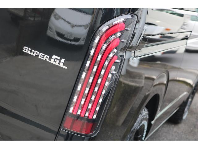 スーパーGL ダークプライムII ガソリン2WDデニムVer4フルセグナビフローリング施工ビルトインETCHDMIUSBミラーリング可能両側サイドバーTRDバンパーガードFLEX煌LEDテールMF0116インチAWオープンカントリー(24枚目)